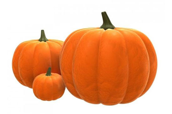 pumpkin orange facial